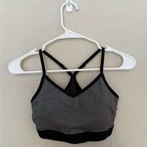 Women's Gray Sports Bra